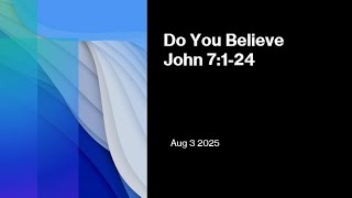 Do You Believe