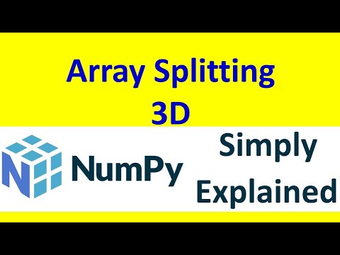 Numpy Array Split -Three Dimensional [ Part 19]