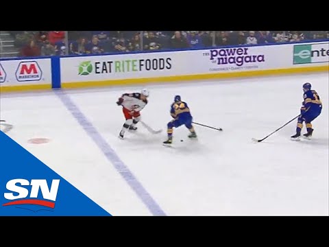 Max Domi Sets Up Jack Roslovic With Nifty Move Through Opponents Legs