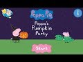 Peppa Pig Pumpkin Party Fun Educational Games For Kids Toddlers