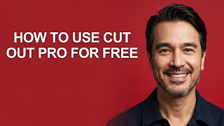 How To Use Cut Out Pro For Free - KevinHowTo