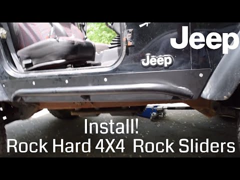 Jeep Wrangler Rock Slider Install