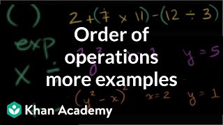 Order of Operations Example