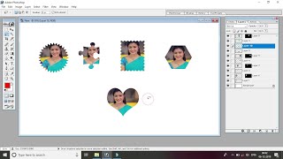 Insert Images in  any Shapes Photoshop  tamil  Tutorial