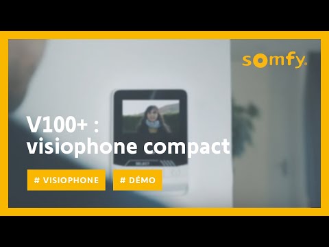 Visiophone V®100 + Somfy pour piliers étroits - 1870535