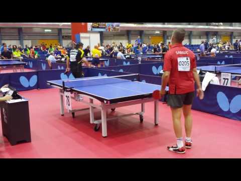 John Sabalic vs He Cheng Zhiwen 1st set