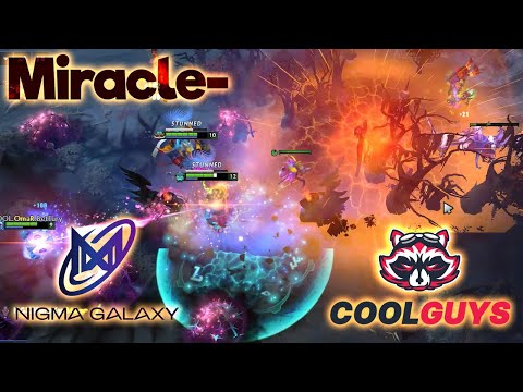 MIRACLE KUNKKA on Nigma Galaxy Vs Cool Guys | DPC WEU Division I