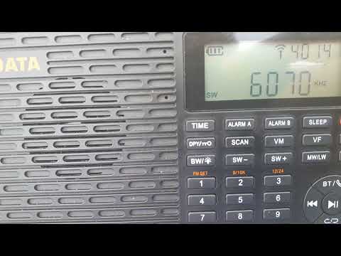 Short wave radio broadcast Canada receiving in Poland - CFRX Toronto 6070 khz