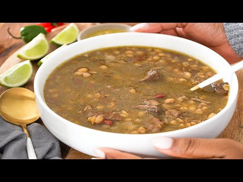 The Best and Most Delicious Haitian TCHAKA RECIPE | Haitian Beans Soup