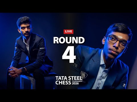 Gukesh - Praggnanandhaa | Round 4 | Tata Steel Chess Tournament 2026