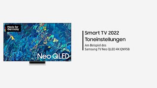 Samsung Smart TV 2022: Toneinstellungen