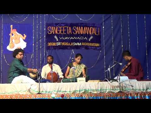Sri Vidhya Vadlamani at Tyagarja Aradhana 2018