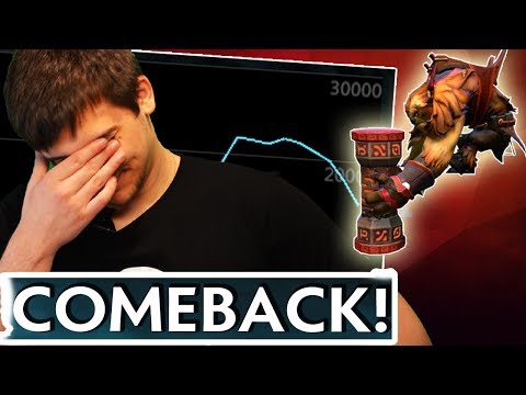 Arteezy HUGE Comeback with Offlane Crit Earthshaker - Dota 2