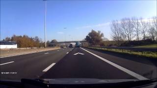 Time lapse road trip - Belgium to the Netherlands -