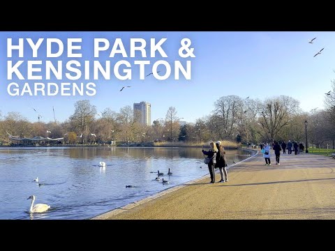 Morning Walk in Hyde Park & Kensington Gardens | London Walk Tour