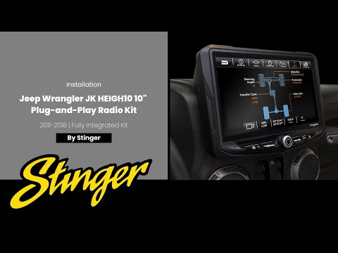 How To Upgrade Your Jeep Wrangler JK Radio (2011-2018) | Fully Integrated Kit RB10JK11K