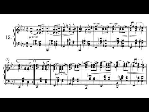 Brahms - Waltz in A flat, Op. 39 No. 15 (Stephen Kovacevich)
