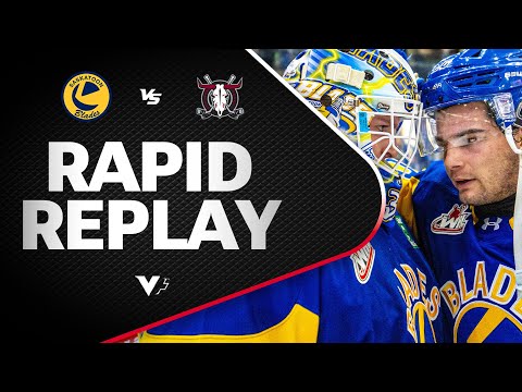 Friday, Oct. 3 HIGHLIGHTS | Saskatoon Blades (4) vs Red Deer Rebels (2)
