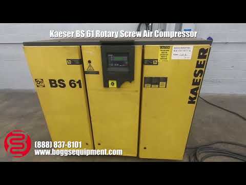 Kaeser BS 61 Rotary Screw Air Compressor
