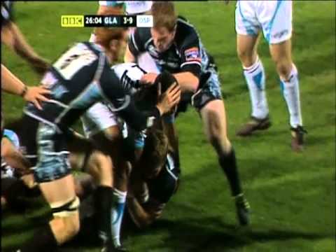 Countdown to Montpellier in Heineken Cup - Glasgow Warriors action season 2011/12