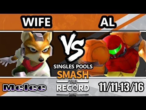 STR 2016 SSBM - Wife (Fox) Vs. Al (Samus) Smash Melee Tournament