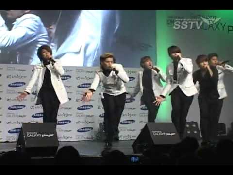 120413 Samsung Galaxy Player Party - Infinite's ending speech