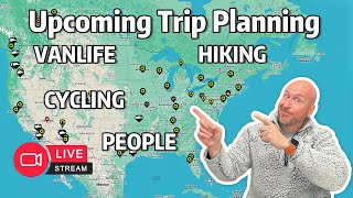 🚐 LIVE Vanlife/Cycling Road Trip Planning – Help Me Map My Journey! 🗺️