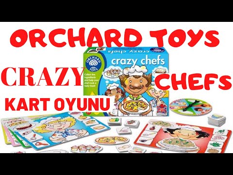 Orchard Toys Crazy Chefs Kart Oyunu / Ailecek Oynanacak Oyunlar / Kart Oyunları / Çocuklar İçin Oyun
