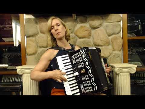 PARRCOC3460BK - NEW Black Parrot Cockatiel Piano Accordion LMM 34 60 $649