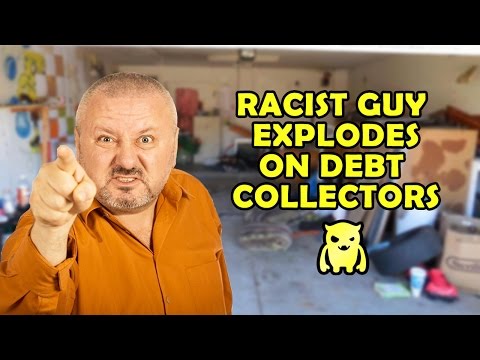 Racist Guy Explodes on Debt Collectors - Ownage Pranks