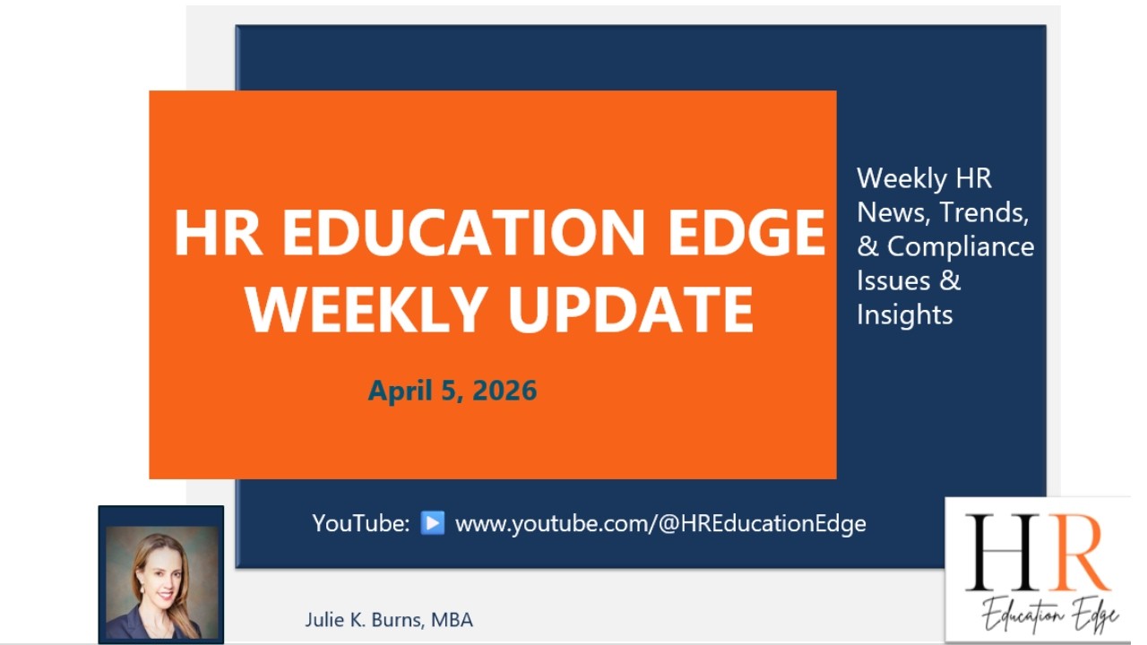 HR Weekly Update #13 | AI, Employment Law, HR Trends, Compliance & Employee Engagement Ideas