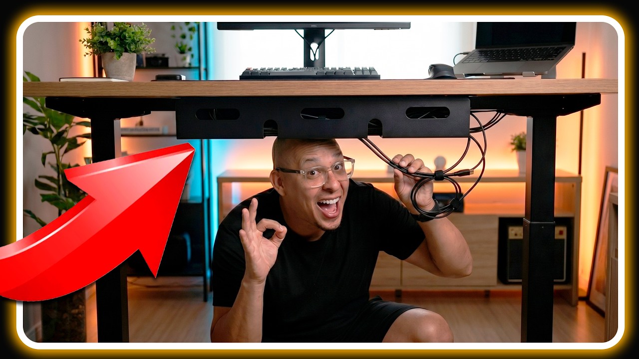 ORGANIZE OS FIOS DO SEU SETUP!  Como escolher um bom organizador para fios embaixo da mesa?