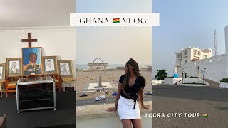 Accra Ghana City Tour | Places to visit in Accra Ghana 🇬🇭| Visiting a Slave Castle in Ghana| Ghana