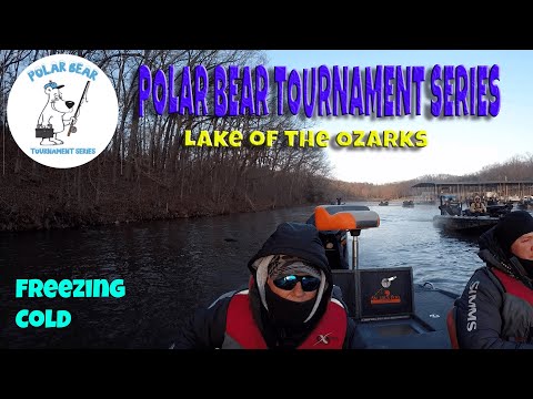 22 Degree Air Temp in the Polar Bear Bass Tourney at Lake of the Ozarks 12/19/2021 Vlog