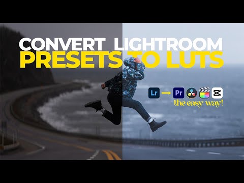 How to Convert Lightroom Presets into LUTs – The EASY Way