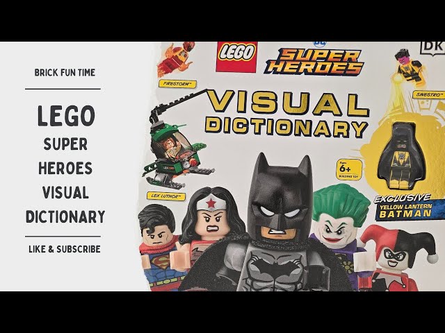 Vídeo relacionado con LEGO DC Comics Super Heroes Visual Dictionary: With Exclusive Yellow Lantern Batman Minifigure