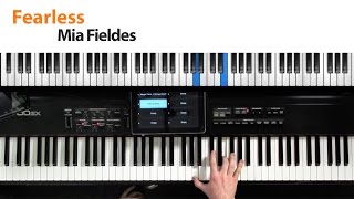 Fearless - Mia Fieldes - Keyboard Tutorial