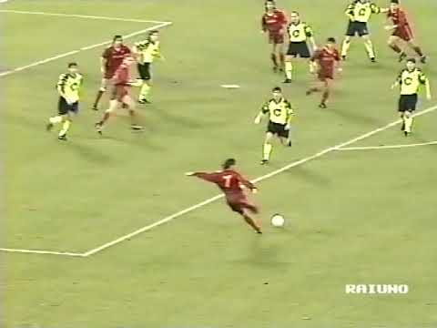 Il più bel gol di Mihajlovic ai tempi della Roma (Roma Borussia Dortmund 1992)