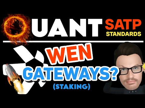 🚨 QUANT | WEN GATEWAYS? STAKING! EARNING A YIELD - DEEP DIVE | #QNT #QUANT #QUANTCOIN #QUANTCRYPTO