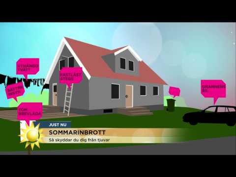 Börja med grannarna - så skyddar du dig mot inbrott - Nyhetsmorgon (TV4)