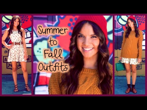 Summer to Fall Outfit Ideas!