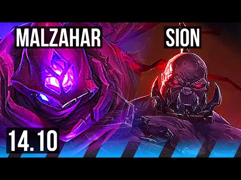 MALZAHAR vs SION (MID) | 9/1/13, Legendary | EUW Master | 14.10