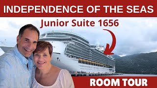 Independence of the Seas Jr Suite Room Tour, Room 1656 Deck 10