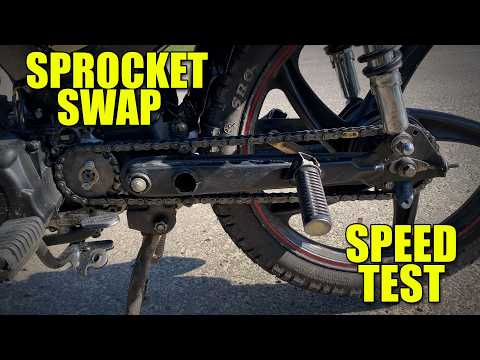 🛠️ Sprocket Swap on 125сс Test Gone Wild! 🚀  Real Speed Gains?