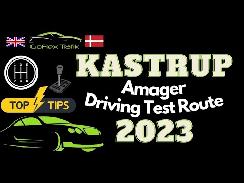 2023 - Kastrup, Amager Driving Test Route
