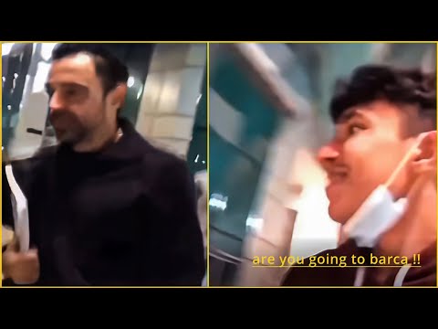 Xavi Hernandez are you going to barcelona ? Watch the answer 😃