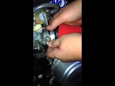 How To: Install a new Air Filter on a PitBike