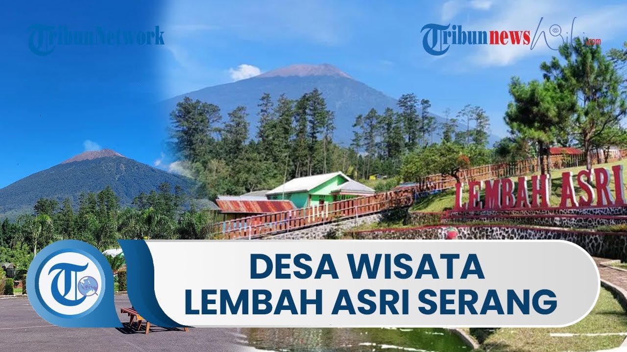 Di jalan setapak Desa Wisata Lembah Asri, Serang, tempat wisata di