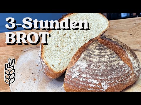 Das beste Brot Rezept in nur 3 Stunden - Das Abendbrot ist gerettet!