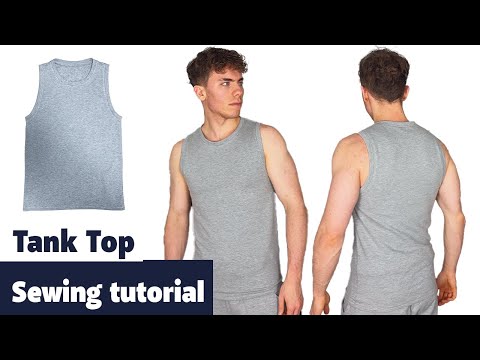 How to sew a tank top |  Tank Top Sewing Tutorial